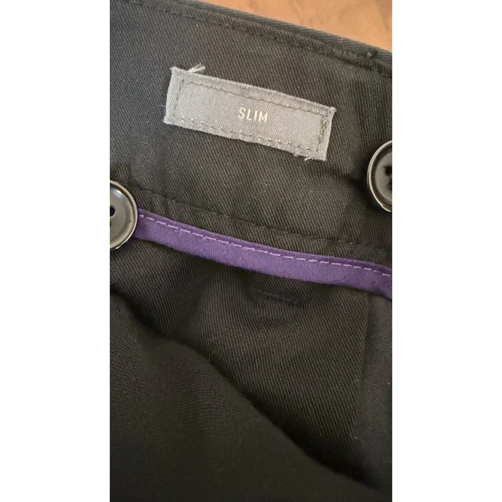 bonobos tuesday pant Men's Black Size 38x30 Chino‎ Flat Front Khaki Pant
